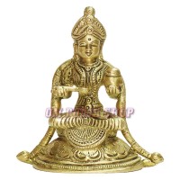 Annapurna Devi Murti in Brass